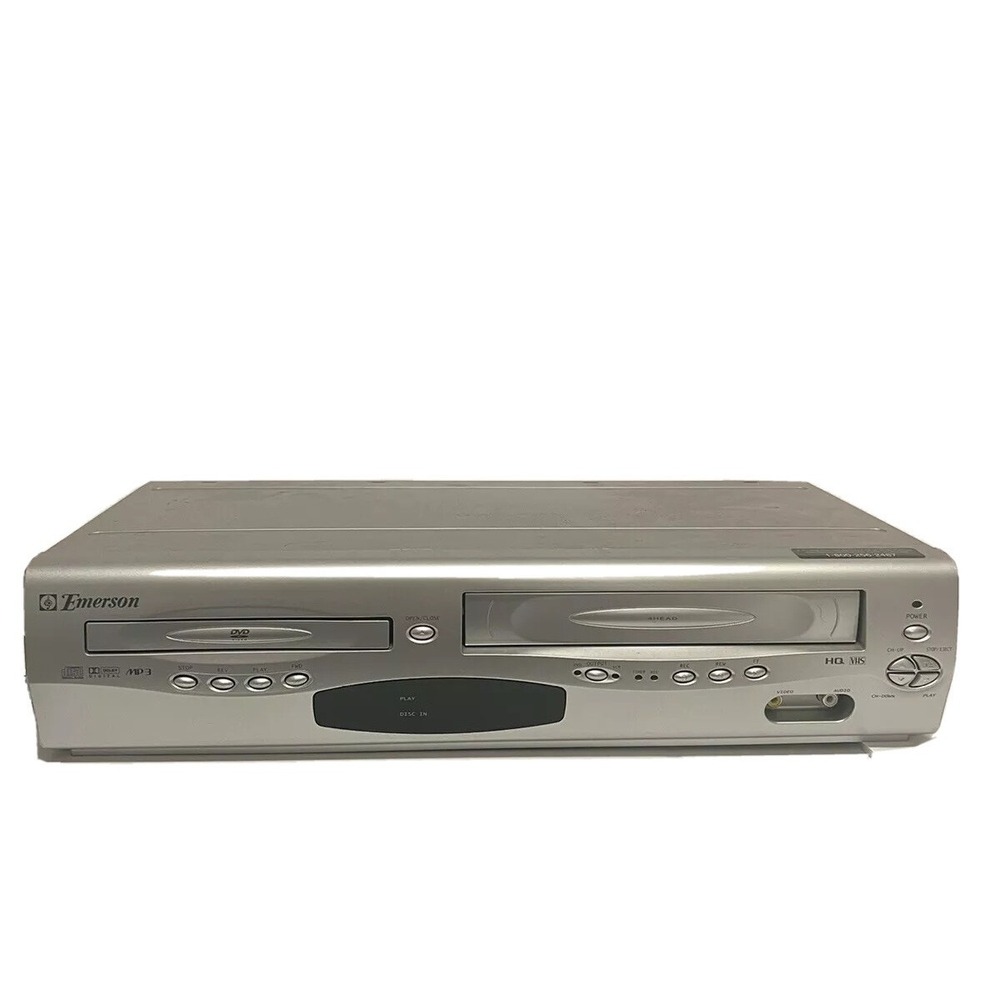 Emerson DVD Player VCR Combo EWD2204 Silver